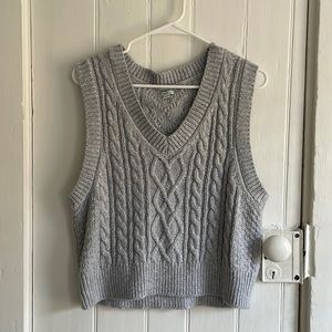 Aerie Gray Sweater Vest